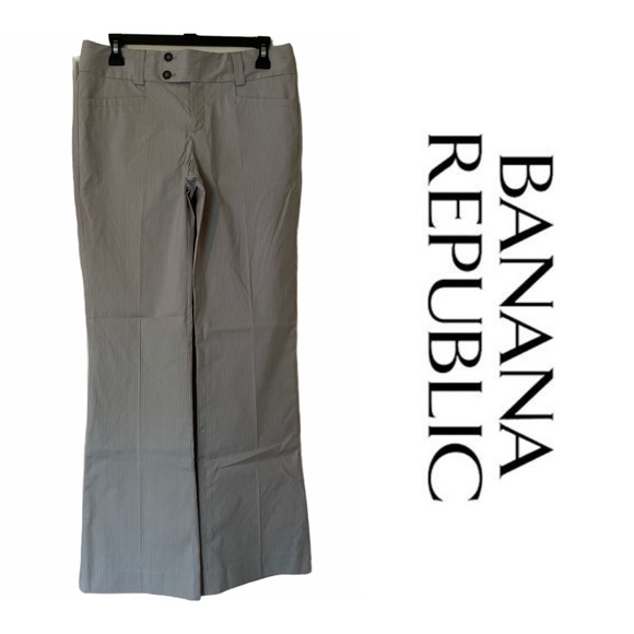 Banana Republic Pants - Banana Republic Sloan Fit Trouser Silver Size 4